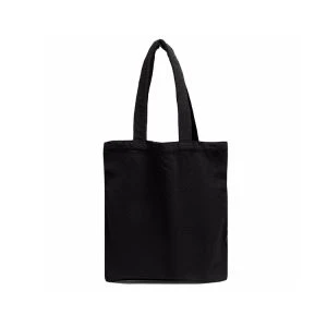 Cabas en toile de coton noir
